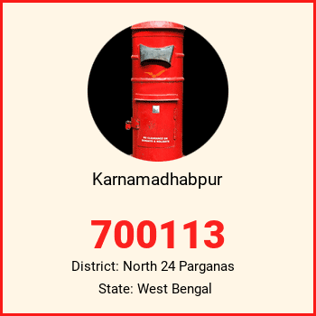 Karnamadhabpur pin code, district North 24 Parganas in West Bengal