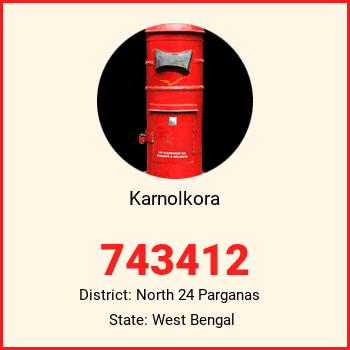 Karnolkora pin code, district North 24 Parganas in West Bengal