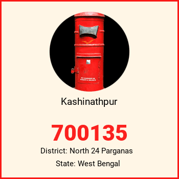 Kashinathpur pin code, district North 24 Parganas in West Bengal