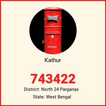 Kathur pin code, district North 24 Parganas in West Bengal