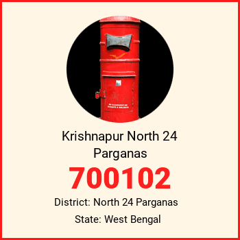Krishnapur North 24 Parganas pin code, district North 24 Parganas in West Bengal