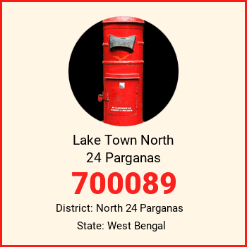 Lake Town North 24 Parganas pin code, district North 24 Parganas in West Bengal
