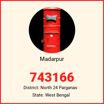 Madarpur pin code, district North 24 Parganas in West Bengal