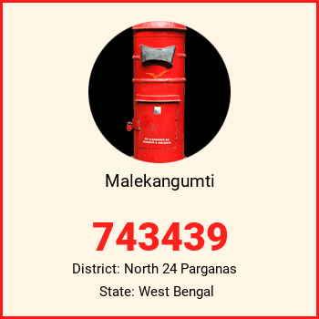 Malekangumti pin code, district North 24 Parganas in West Bengal