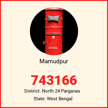 Mamudpur pin code, district North 24 Parganas in West Bengal
