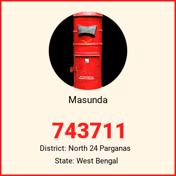 Masunda pin code, district North 24 Parganas in West Bengal