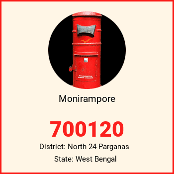 Monirampore pin code, district North 24 Parganas in West Bengal