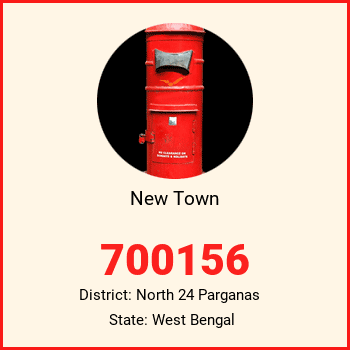 New Town pin code, district North 24 Parganas in West Bengal