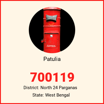 Patulia pin code, district North 24 Parganas in West Bengal