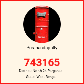 Puranandapally pin code, district North 24 Parganas in West Bengal