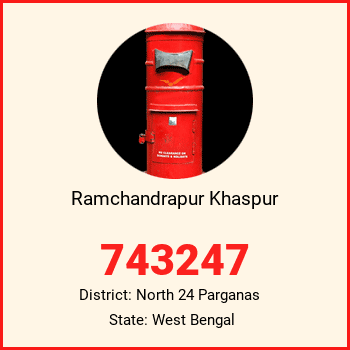 Ramchandrapur Khaspur pin code, district North 24 Parganas in West Bengal