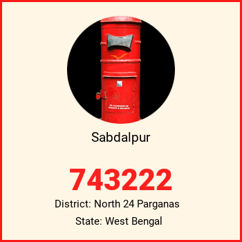 Sabdalpur pin code, district North 24 Parganas in West Bengal