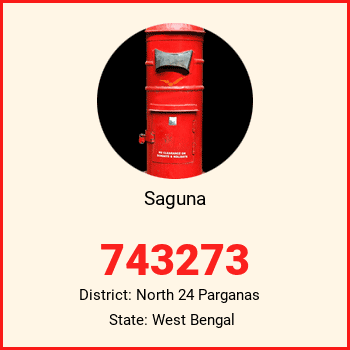 Saguna pin code, district North 24 Parganas in West Bengal