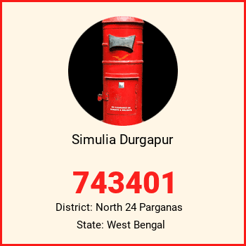 Simulia Durgapur pin code, district North 24 Parganas in West Bengal