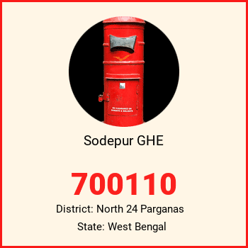 Sodepur GHE pin code, district North 24 Parganas in West Bengal