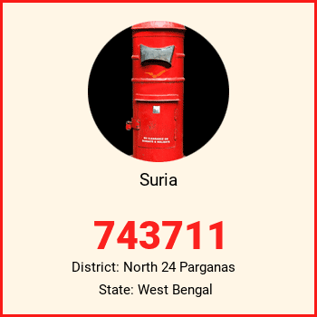 Suria pin code, district North 24 Parganas in West Bengal
