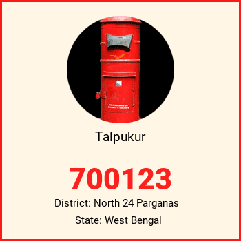 Talpukur pin code, district North 24 Parganas in West Bengal
