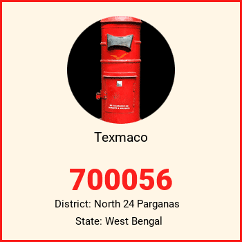 Texmaco pin code, district North 24 Parganas in West Bengal