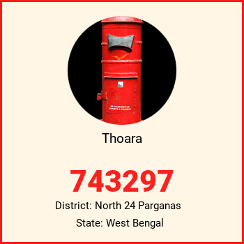 Thoara pin code, district North 24 Parganas in West Bengal