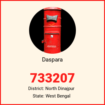 Daspara pin code, district North Dinajpur in West Bengal