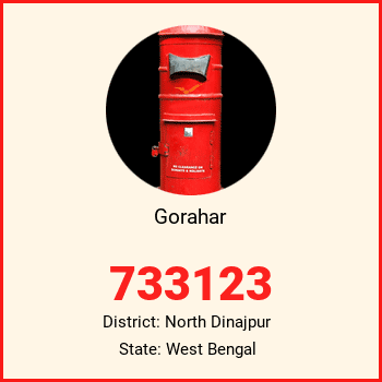 Gorahar pin code, district North Dinajpur in West Bengal