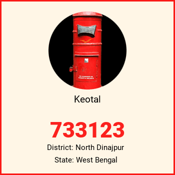 Keotal pin code, district North Dinajpur in West Bengal