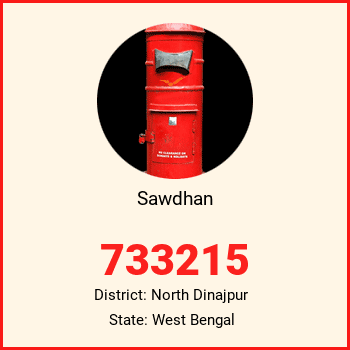 Sawdhan pin code, district North Dinajpur in West Bengal