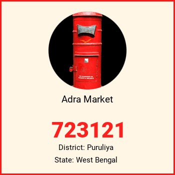 Adra Market pin code, district Puruliya in West Bengal