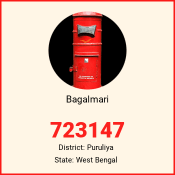 Bagalmari pin code, district Puruliya in West Bengal