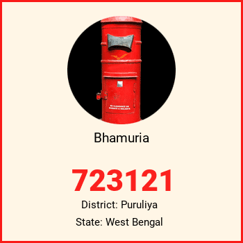 Bhamuria pin code, district Puruliya in West Bengal