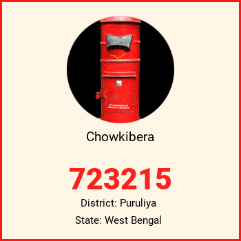 Chowkibera pin code, district Puruliya in West Bengal