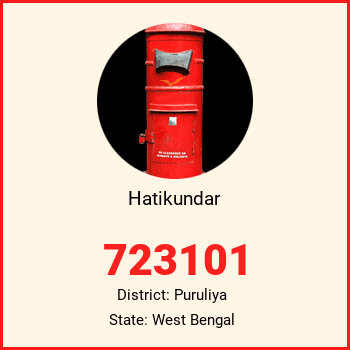 Hatikundar pin code, district Puruliya in West Bengal