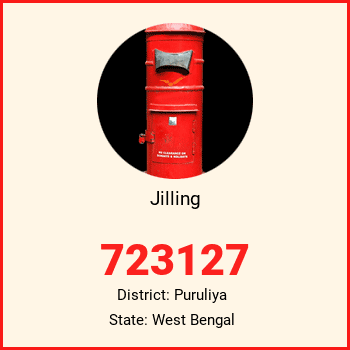 Jilling pin code, district Puruliya in West Bengal