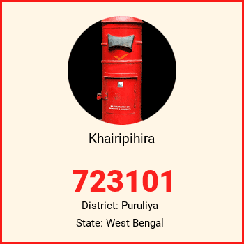 Khairipihira pin code, district Puruliya in West Bengal