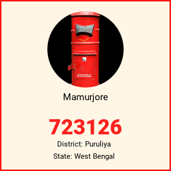 Mamurjore pin code, district Puruliya in West Bengal
