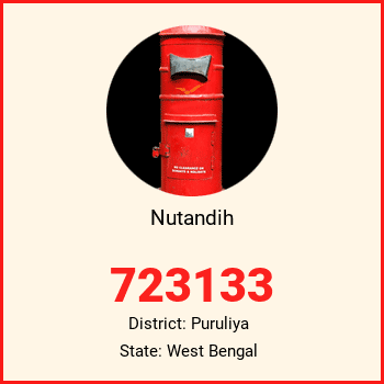 Nutandih pin code, district Puruliya in West Bengal