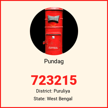 Pundag pin code, district Puruliya in West Bengal