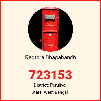 Raotora Bhagabandh pin code, district Puruliya in West Bengal
