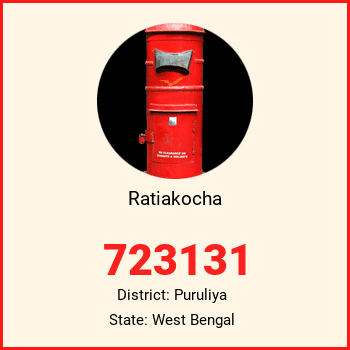 Ratiakocha pin code, district Puruliya in West Bengal