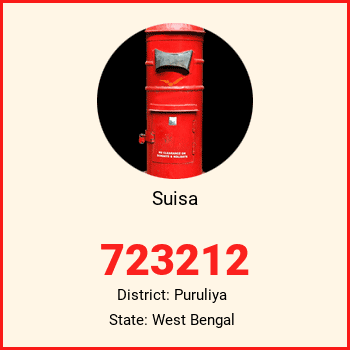 Suisa pin code, district Puruliya in West Bengal