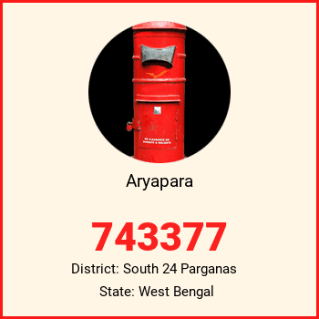 Aryapara pin code, district South 24 Parganas in West Bengal