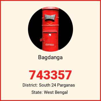 Bagdanga pin code, district South 24 Parganas in West Bengal