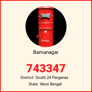 Bamanagar pin code, district South 24 Parganas in West Bengal