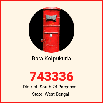 Bara Koipukuria pin code, district South 24 Parganas in West Bengal