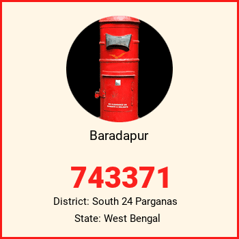 Baradapur pin code, district South 24 Parganas in West Bengal