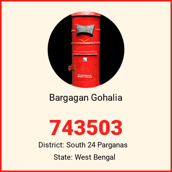 Bargagan Gohalia pin code, district South 24 Parganas in West Bengal