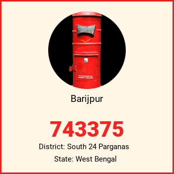 Barijpur pin code, district South 24 Parganas in West Bengal