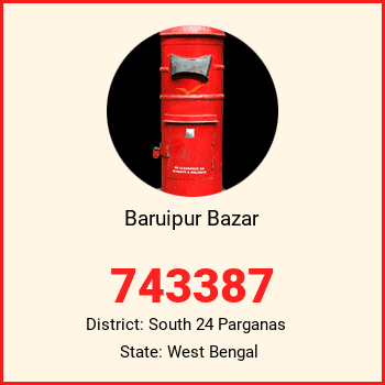 Baruipur Bazar pin code, district South 24 Parganas in West Bengal