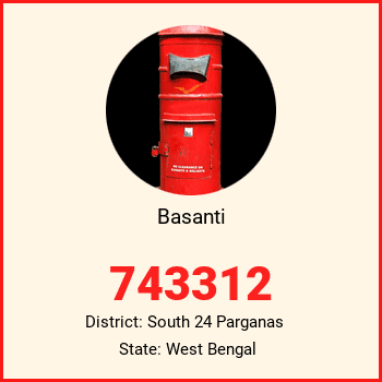 Basanti pin code, district South 24 Parganas in West Bengal