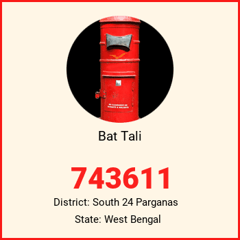 Bat Tali pin code, district South 24 Parganas in West Bengal